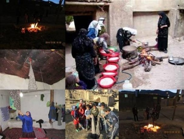 سنت‌هایی آمیخته با رنگ و شادی؛ از آتش نوروزی تا شال‌اندازی بر بام خانه+تصاویر