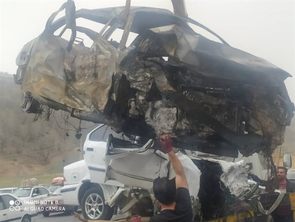 آغاز تلخ سال با ۴ کشته در محور یاسوج-اصفهان/ تصاویر و فیلم