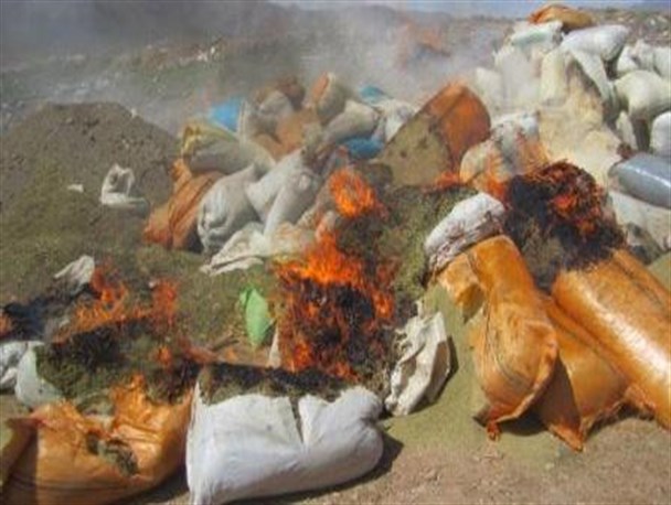 ۲۰ تن تنباکوی قاچاق در گلپایگان کشف شد