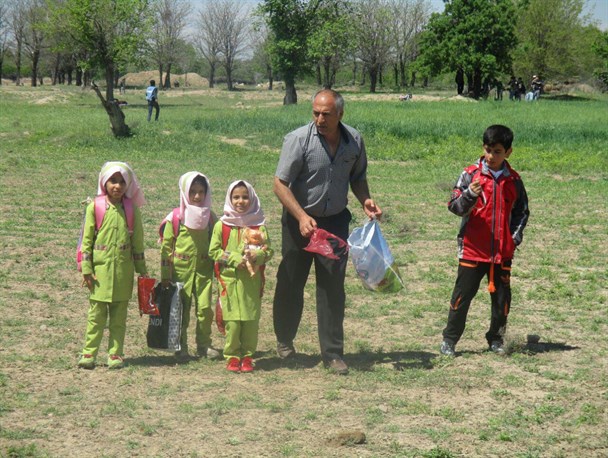 برگزاری اردوی پیاده‌روی دانش‌آموزان روستای هزارجلفا