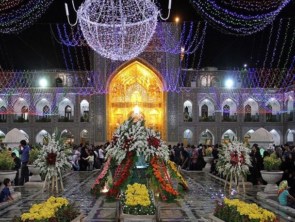 مشهد در میلاد حضرت مهدی(عج) غرق در شادی شد