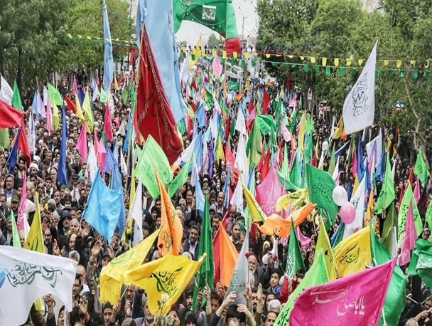 اجتماع عظیم منتظران ظهور در مشهدمقدس برپا شد