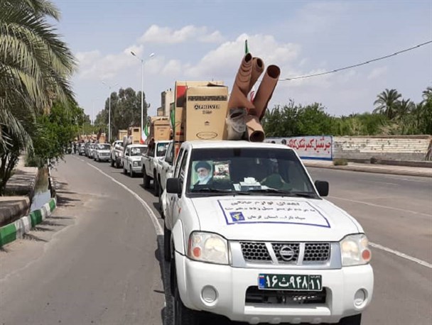 لوازم اهدایی سپاه ثارالله کرمان مرهمی بر زخم سیل زدگان