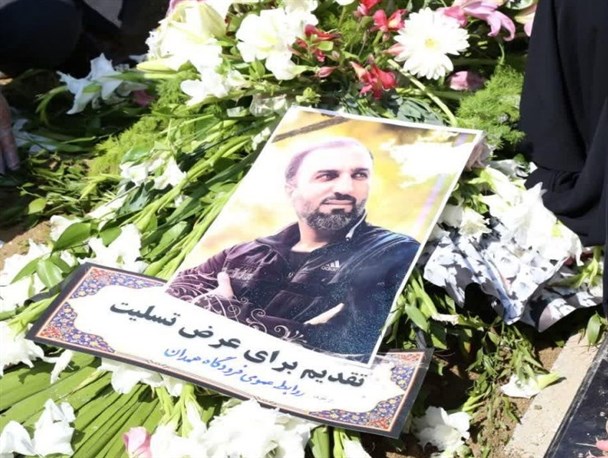 تشییع و خاکسپاری فرمانده یگان حفاظت هواپیمائی استان همدان