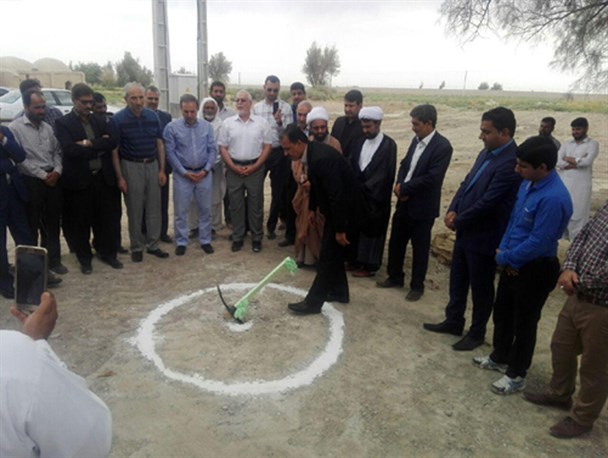 مجموعه آموزشی و پرورشی شهید محسن صفوی در هیرمند کلنگ زنی شد