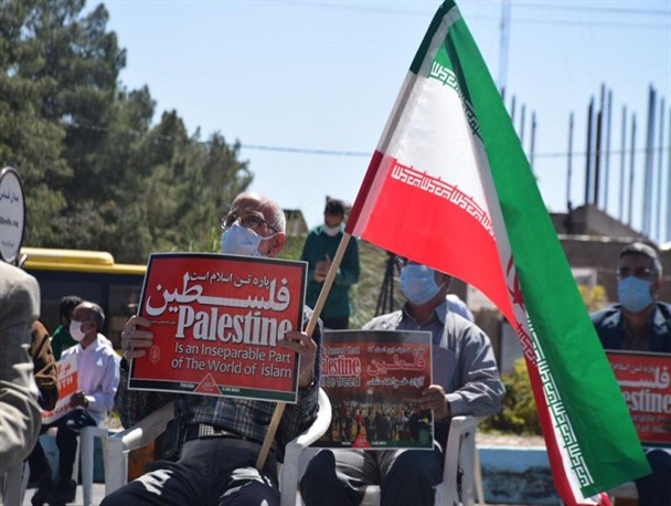 تجمع مردم بیرجند در حمایت از مردم مظلوم فلسطین