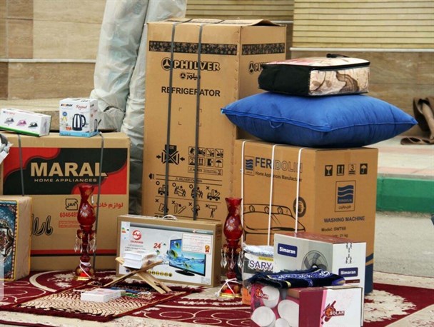 اهدای جهیزیه به ارزش یک میلیارد و پانصد هزار ریال به نوعروسان تربت‌جام