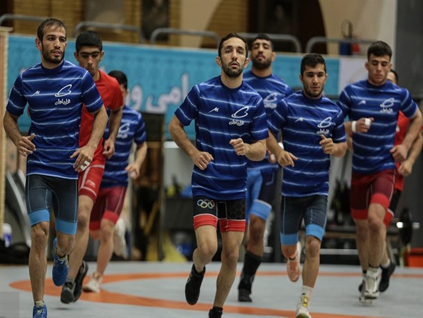 برگزاری ششمین مرحله اردوی تیم ملی کشتی فرنگی در خانه کشتی شهید صدرزاده