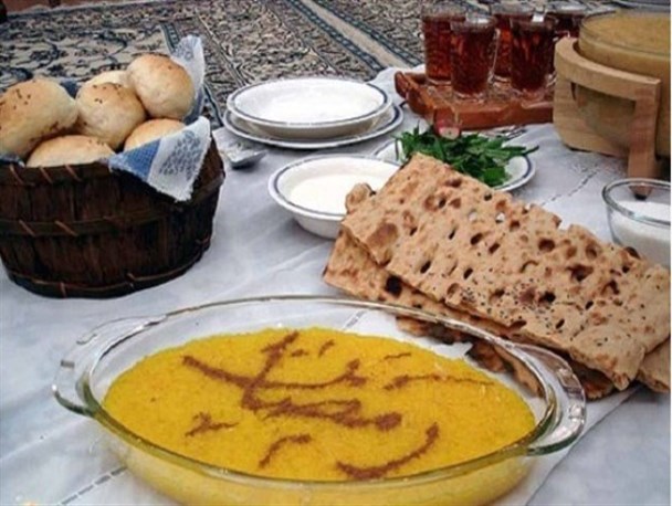 آئین افطاری در منطقه روستایی و عشایری بیلوار کرمانشاه