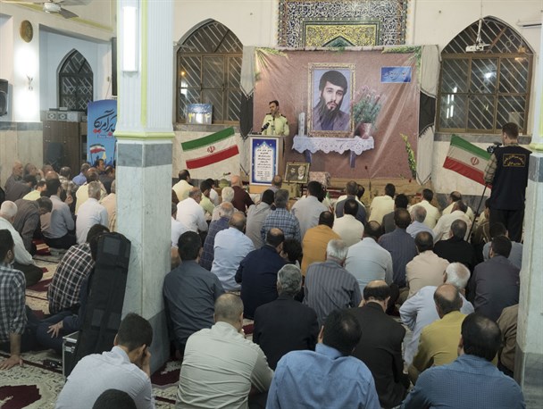 یادواره شهید هادی خوش خلقت با حضور سردار منتظرالمهدی در رشت + تصاویر