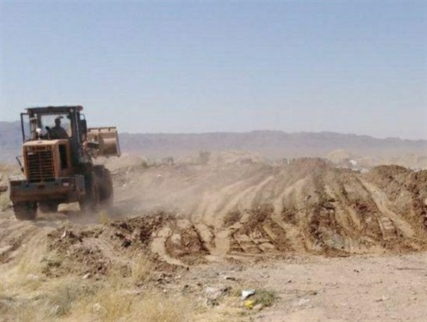 ساماندهی متمرکز زباله‌گاه 12 روستای بخش مرکزی خلیل آباد