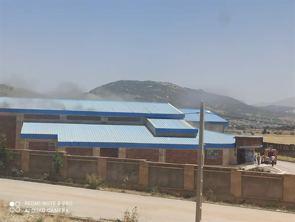 آتش‌سوزی در دانشگاه یاسوج+عکس