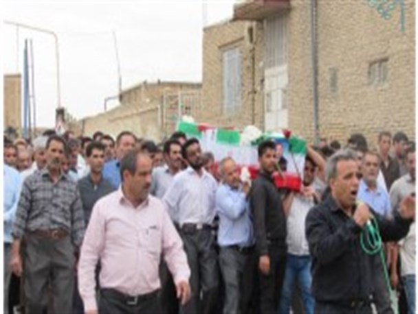 مراسم تشییع و خاکسپاری جانباز شهید محمدرضا شفیعی/ تصاویر