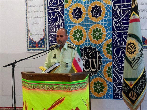 فرمانده جدید نیروی انتظامی شهرستان تفت معرفی شد
