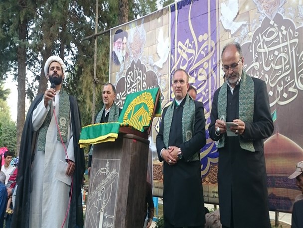 گزارش تصویری از حضور کاروان زیر سایه خورشید در شهرستان لردگان