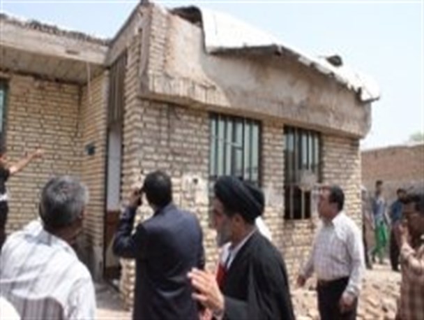 بیشترین شدت خسارت به روستاهای «برم» و «ذالفقار» است