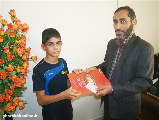 از کشتی گیر خردسال و آینده دار قرچک تقدیر شد