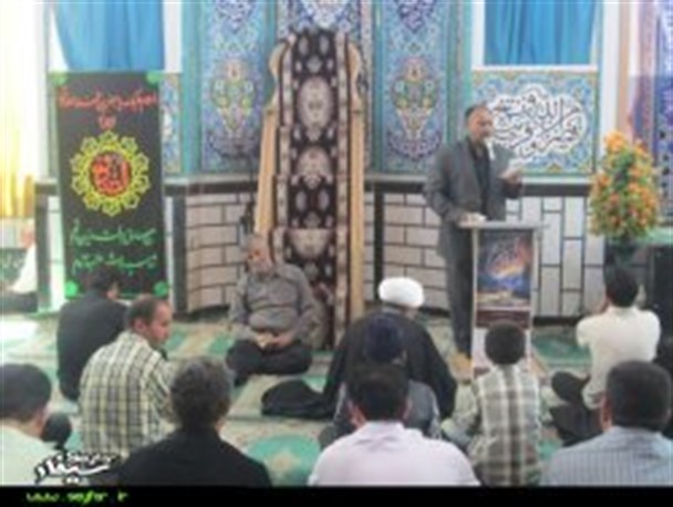مراسم سوگواری شهادت امام جعفر صادق(ع) در گرمی برگزار شد