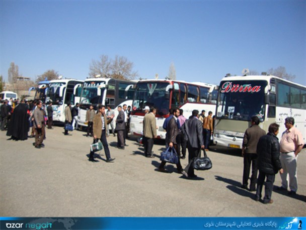 کاروان راهیان نور خوی به مناطق عملیاتی اعزام شدند