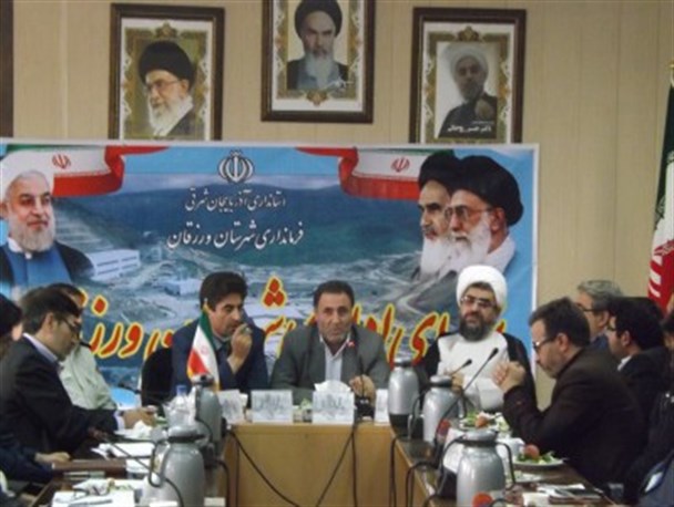 افتتاح و کلنگ زنی ۳۵ طرح گاز رسانی در شهرستان ورزقان+تصاویر