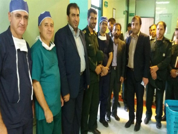 دیدار فرماندار با پزشکان بیمارستان امام خمینی (ره) پارس آباد + عکس