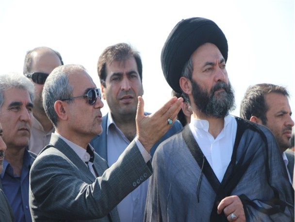 بازدید امام جمعه و استاندار اردبیل از پروژه های عمرانی اصلاندوز مغان+تصاویر