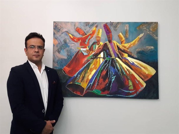 پزشک البرزی برای مداوای بیماران، 15 سال درمان و هنر را تلفیق کرد/ فرهاد بیگی: هنر، گره‌گشای تنش‌های روحی خدمات اورژانسی به مردم است