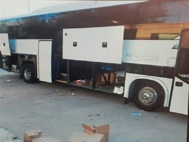 اتوبوس حامل کالاهای قاچاق در "گچساران" متوقف شد