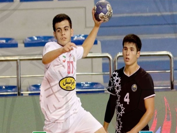 هندبال نوجوانان قهرمانی آسیا| پیروزی پسران ایران مقابل ازبکستان