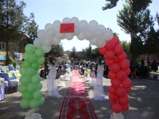 مراسم نواختن زنگ مهر و ایثار در میاندوآب +تصاویر