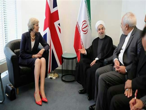 دیدار روحانی با نخست وزیر بریتانیا مشکل پروتکلی نداشت