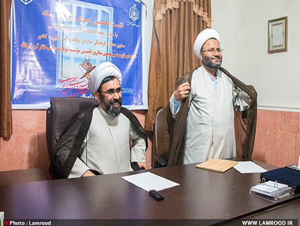 نشست خبری معاون اوقاف کشور در لامرد برگزار شد