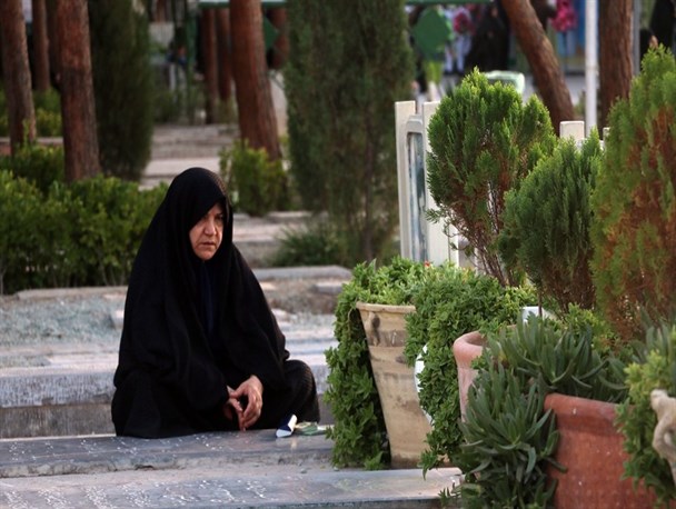 غروب دلتنگ پنج شنبه های گلستان شهدا+ تصاویر