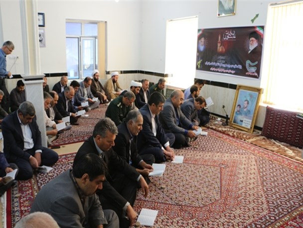 نوای دلنشین زیارت عاشورا از خانه محل تولد شهید باکری در میاندوآب بلند شد + تصاویر