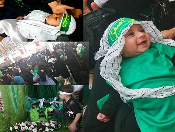 همایش شیرخوارگان حسینی در اندیمشک برگزار شد