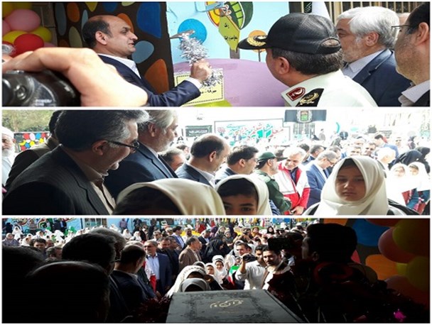 زنگ «مقاومت و ایستادگی» در گلستان نواخته شد/افتتاح متمرکز 23 مدرسه