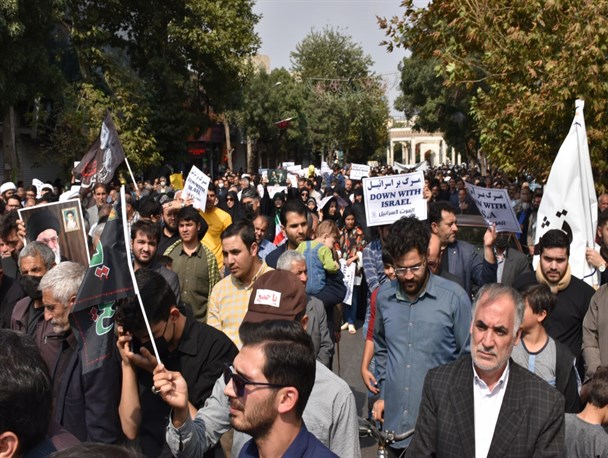 خروش اردبیلی ها در محکومیت آشوب های اخیر+عکس