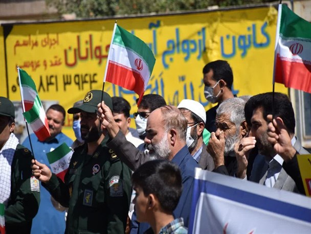 راهپیمایی محکومیت اغتشاشات اخیر در سیستان و بلوچستان برگزار شد