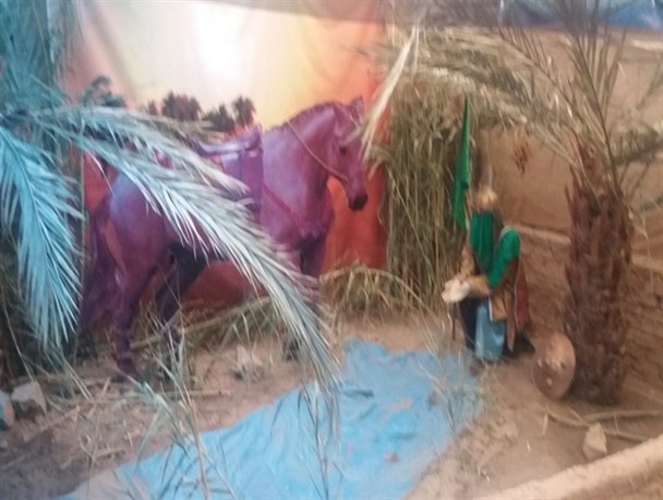 نمایشگاه بزرگ واقعۀ کربلا در روستای سیف آباد بردسکن + عکس