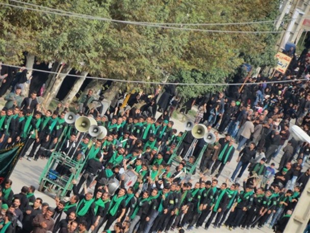 ندای لبیک یا حسین در کردکوی طنین انداز شد/اجتماع چندهزارنفری عزاداران حسینی در ولاغوز+تصاویر