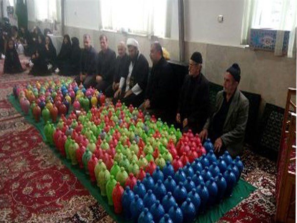 آئین قلک شکنی در عباس‌آباد +تصاویر