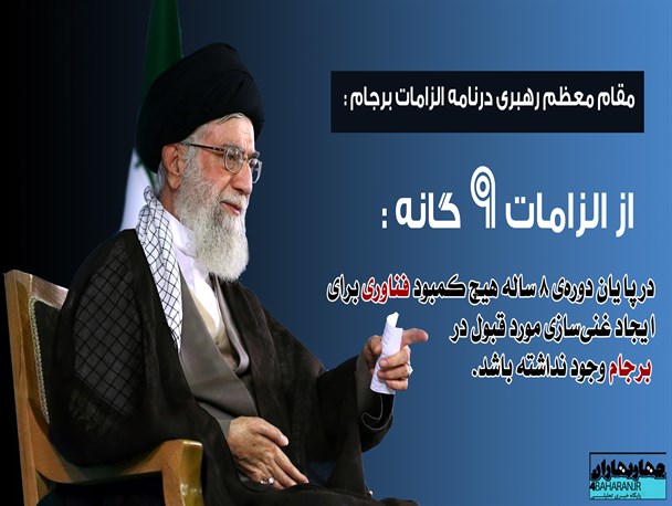 الزامات اجرای برجام