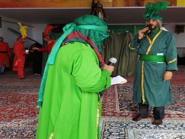 آیین تعزیه خوانی عاشورایی در روستای "قوشکرپی" علی آباد کتول/ تصاویر