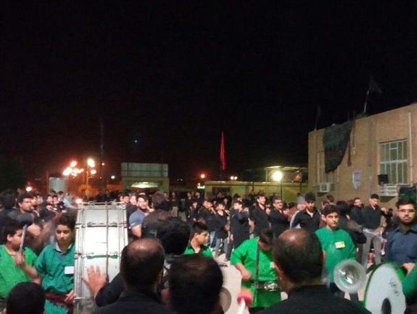 تصاویر/ اجتماع عزاداران حسینی در حرم امام زاده عبدالله