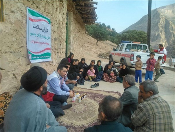 خدمات رسانی "کاروان سلامت"به روستاهای محروم دیشموک+تصاویر