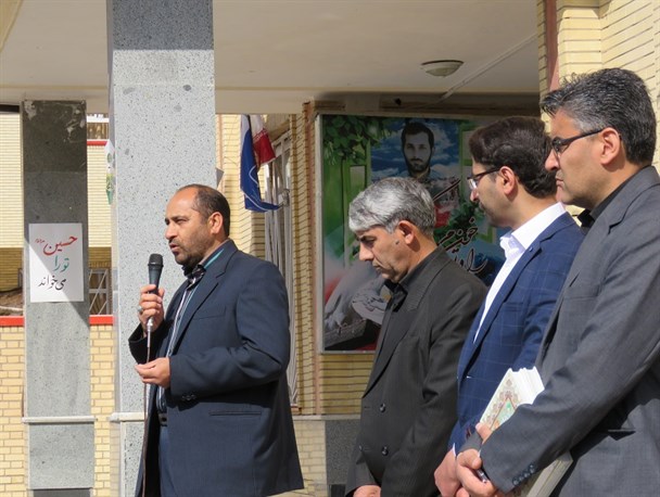 اعزام ۲۵۰ دانش اموز دختر هریسی به مناطق عملیاتی غرب کشور/تصاویر