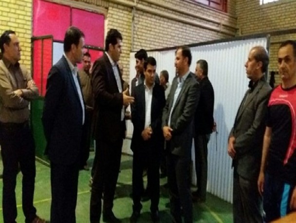 دیدار فرماندار شهرستان با ورزشکاران و اعضای هیئت کشتی هرسین+ تصاویر