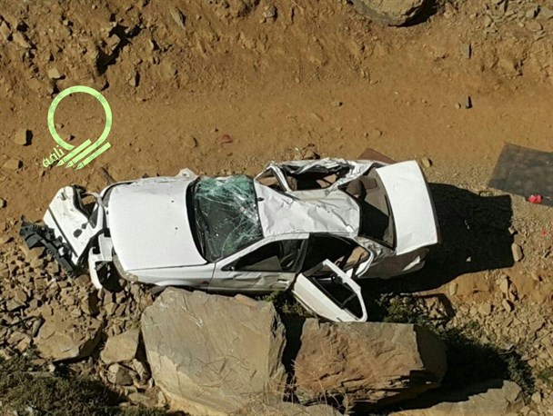 سقوط خودرو به دره در سردشت با ۲ کشته