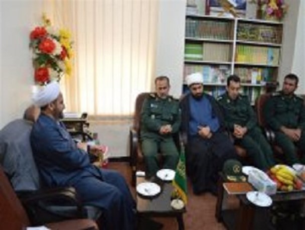 دیدار فرمانده سپاه فتح کهگیلویه وبویراحمد با امام جمعه شهرستان باشت +تصاویر
