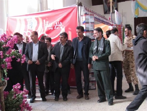 برپایی نمایشگاه بسیج سازندگی گلپایگان با تکیه بر اقتصاد مقاومتی/ تصاویر